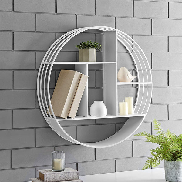 Stylish Round Floating Shelf